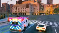 Airport Emergency Ambulance Bus Simulator Game 3D Screen Shot 3