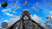 Avion de chasse à ré 3D - Air Sky Fighter Sim 2017 Screen Shot 11
