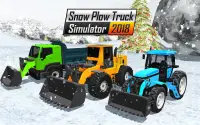 Snow Plough Truck Driving: Snow Hill Rescue 2019 Screen Shot 0