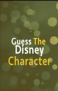 Guess the Disney Character Screen Shot 3