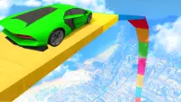 Acrobacias 3d mega rampa GT: juegos de carros US Screen Shot 2