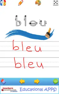 Enfants Écrire en français Screen Shot 3