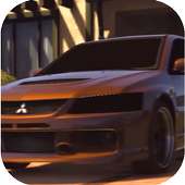 Car Parking Mitsubishi Lancer Evolution Simulator