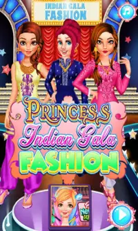 Estilista Princesa Indiana - Jogos Vestir e Beleza Screen Shot 0