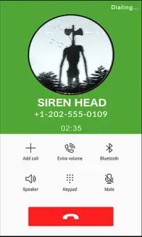 Fake Call Siren Head Joke Screen Shot 2