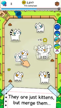 Cat Evolution: Merge Animals Screen Shot 0