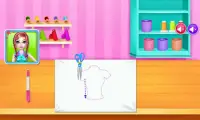 Sewing clothes school game Screen Shot 3