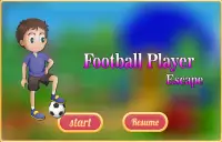 Free New Escape Game 76 Football Player Escape Screen Shot 0