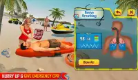 Maître nageur plage sauvetage hôpital d'urgence Screen Shot 12