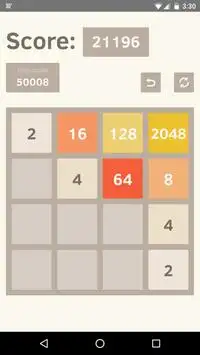 2048 Game Screen Shot 0