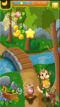Bubble Monkey Fruits Screen Shot 2