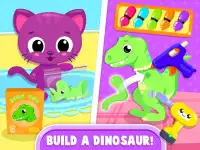 Cute & Tiny Toys - Doll, Dino, Car, Bear & Robot Screen Shot 8