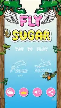 Fly ! Sugar : flying squirrel Screen Shot 0