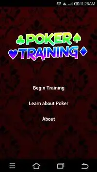 Poker Training Screen Shot 0