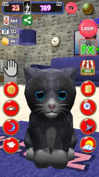 KittyZ - позаботьтесь о своем виртуальном котенке Screen Shot 3
