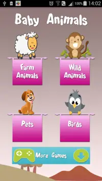 Animal Sounds for Kids - Baby Animals Screen Shot 0