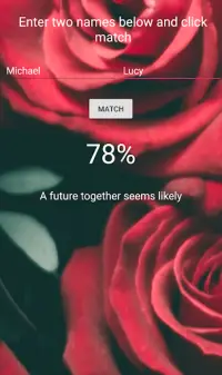 Ultimate Love Calculator Screen Shot 1