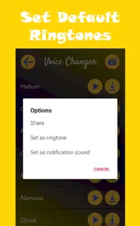 Changez votre voix (changeur de voix) Screen Shot 3