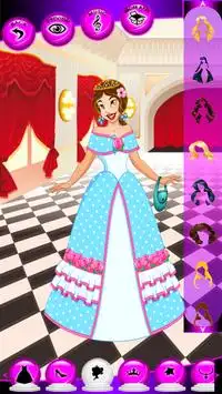 Принцесса одеваются игры Screen Shot 3