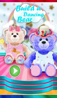 Build A Dancing Teddy Bear! Furry Rainbow Dancer Screen Shot 13