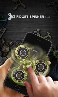 Fidget Spinner King - Stress relief Screen Shot 0