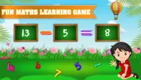 Kids Math Game : Add Subtract Multiplication Free Screen Shot 8