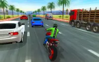 Bike rider highway racer 3d- New bike racing Games Screen Shot 1