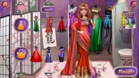 Bride Indian Stylist Salon Beauty & Dress up Screen Shot 5