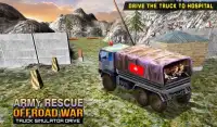 Army Rescue Offroad War Truck Simulator Drive Screen Shot 2