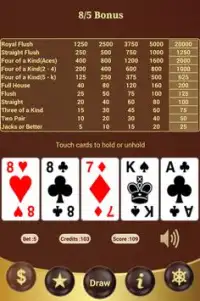 Bonus Poker (8/5) Screen Shot 15