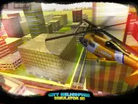 शहर हेलीकाप्टर सिम्युलेटर 3 डी Screen Shot 8