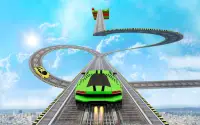Real Impossible Car Stunt Racing Games- Free Games Screen Shot 0