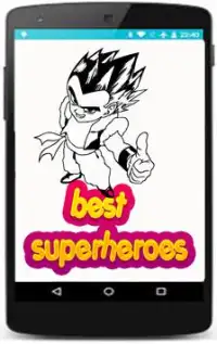 superheroes coloring pages games for kids Screen Shot 1