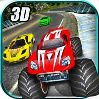 Crazy Car vs Monster Racing 3D