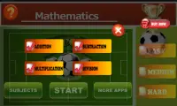 Soccer Math Game Screen Shot 1