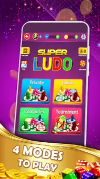 Super Mega Ludo Online Multiplayer Screen Shot 2