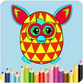 How to color The Furby Bubble Boom