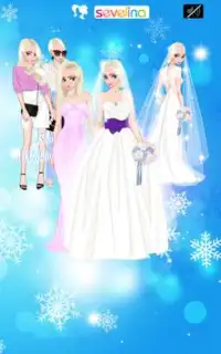 ❄ الزفاف الجليدية ❄ المجمدة فستان العروس حتى لعبة Screen Shot 12