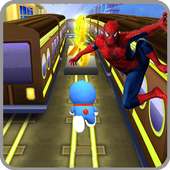 Subway Dora VS Spider Hero Adventure Transformer