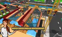 Restaurant Build & Design: Craft Construction Sim Screen Shot 1