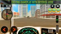Real Bus Parking 2017 - City Coach Simulator Screen Shot 2