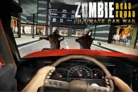 Zombie-Straße Kader Car War 3D Screen Shot 0