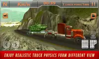 Cargo Truck Driver hill climb Screen Shot 3