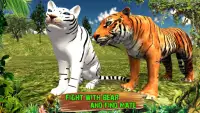 Wild Tiger Family Simulator - Tiger Games Screen Shot 3