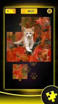 Kitty Jigsaw Puzzles Free Screen Shot 1