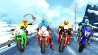 रोड रैश राइडर: बाइक रेसिंग गेम्स Screen Shot 2
