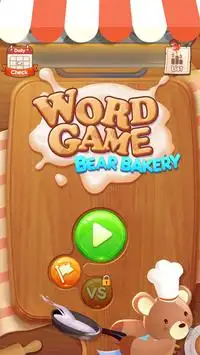 Word Game - Bear Bakery Screen Shot 0