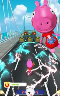 Peppa Pig Game: Run, Dash & Surf Free Subway Game Screen Shot 3
