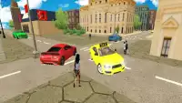 مجنون سيارة أجرة لعبة: 3D سيارة محاكي 2018 Screen Shot 2