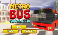 metro city bus simulator 3d Screen Shot 3